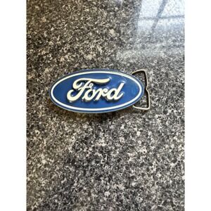 Ford Motor Company Fine Pewter Siskiyou Licensed Car Truck Collector Belt Buckle
